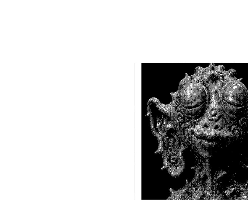 DROHNE monochrome creature artwork